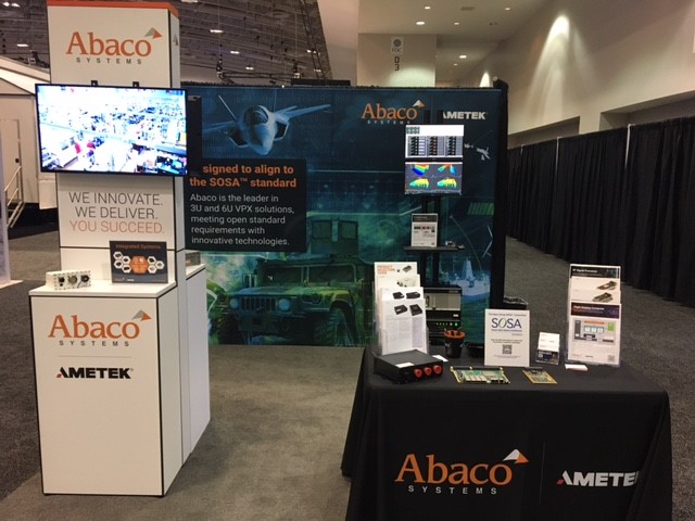 Abaco Systems booth at AUSA